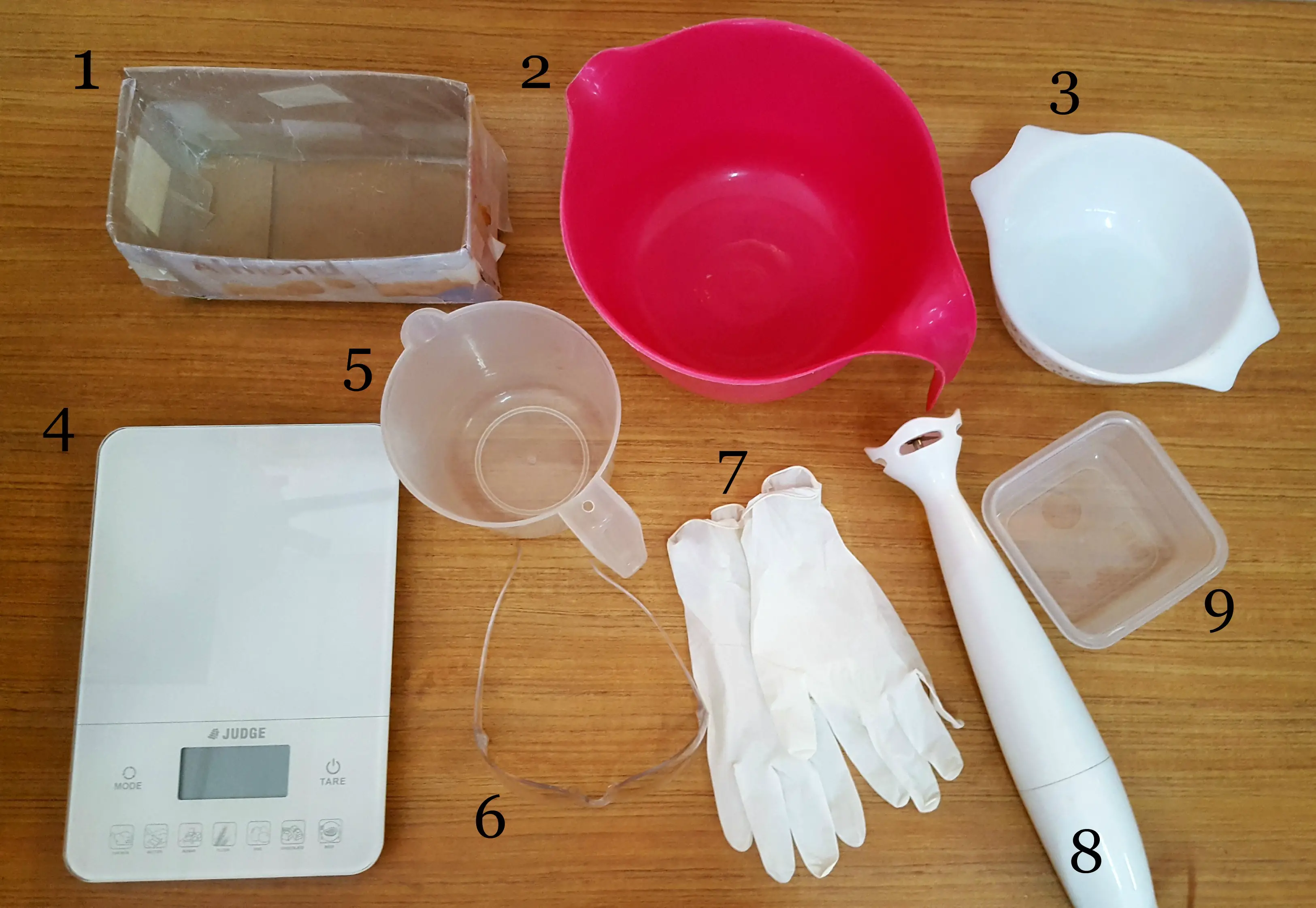 Simple Soap making equipment
