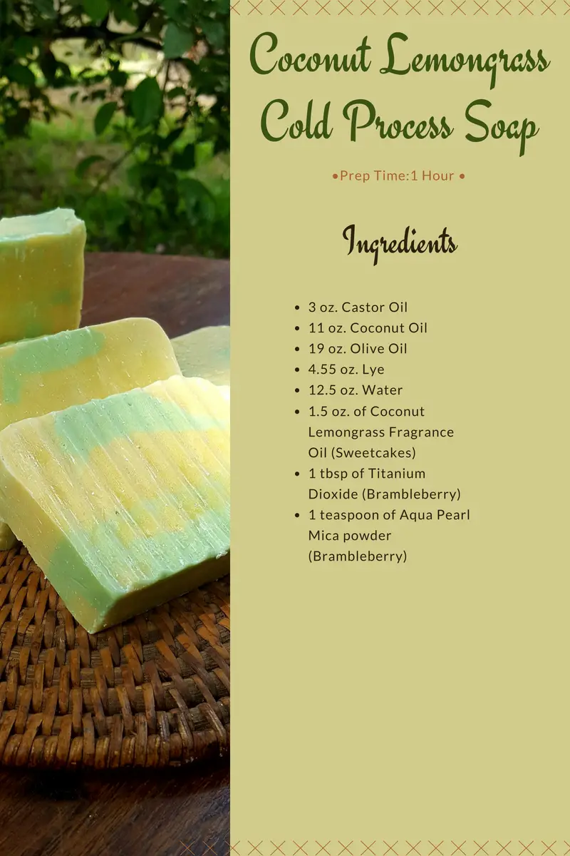 Coconut Lemongrass soap