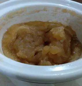 Cooked soap paste