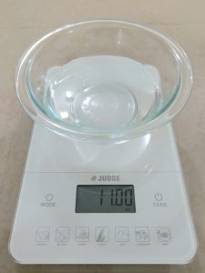 Weighing Water