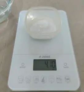 Weighing Sodium Hydroxide