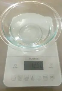 Weighing Water