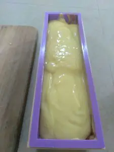 Soap in mold