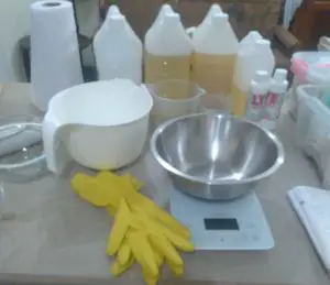 Tools to make soap