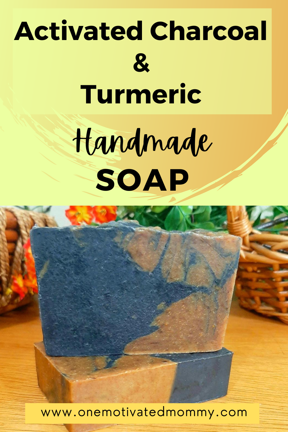 Activated Charcoal and Turmeric Soap