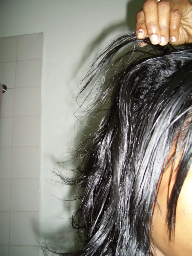 Hair Breakage before using Jamaican Black Castor Oil
