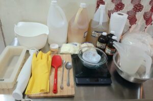 Gathering Tools for Soapmaking