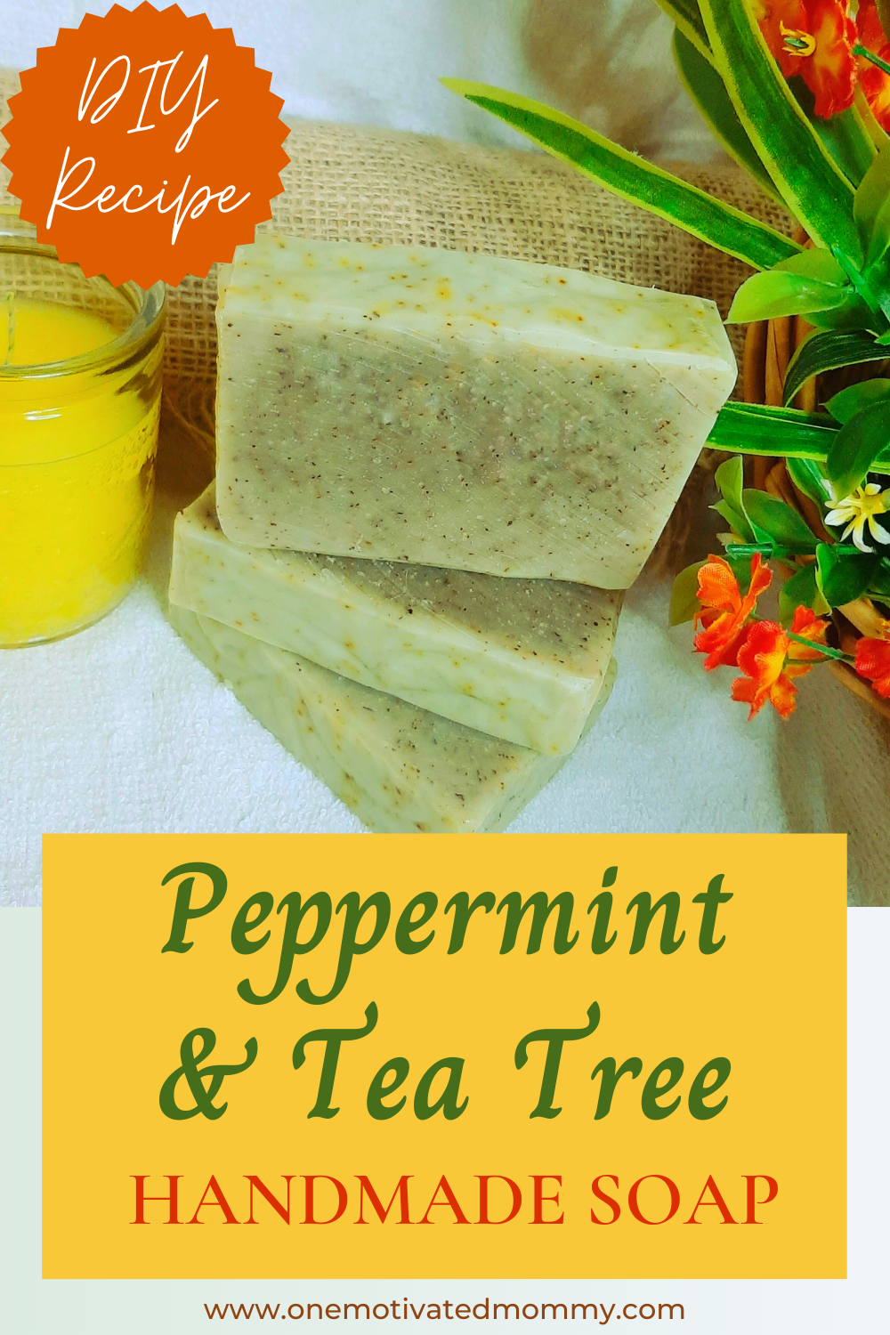 Peppermint and Tea Tree Handmade Soap