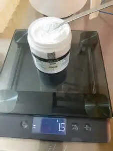 Weighing Titanium Dioxide