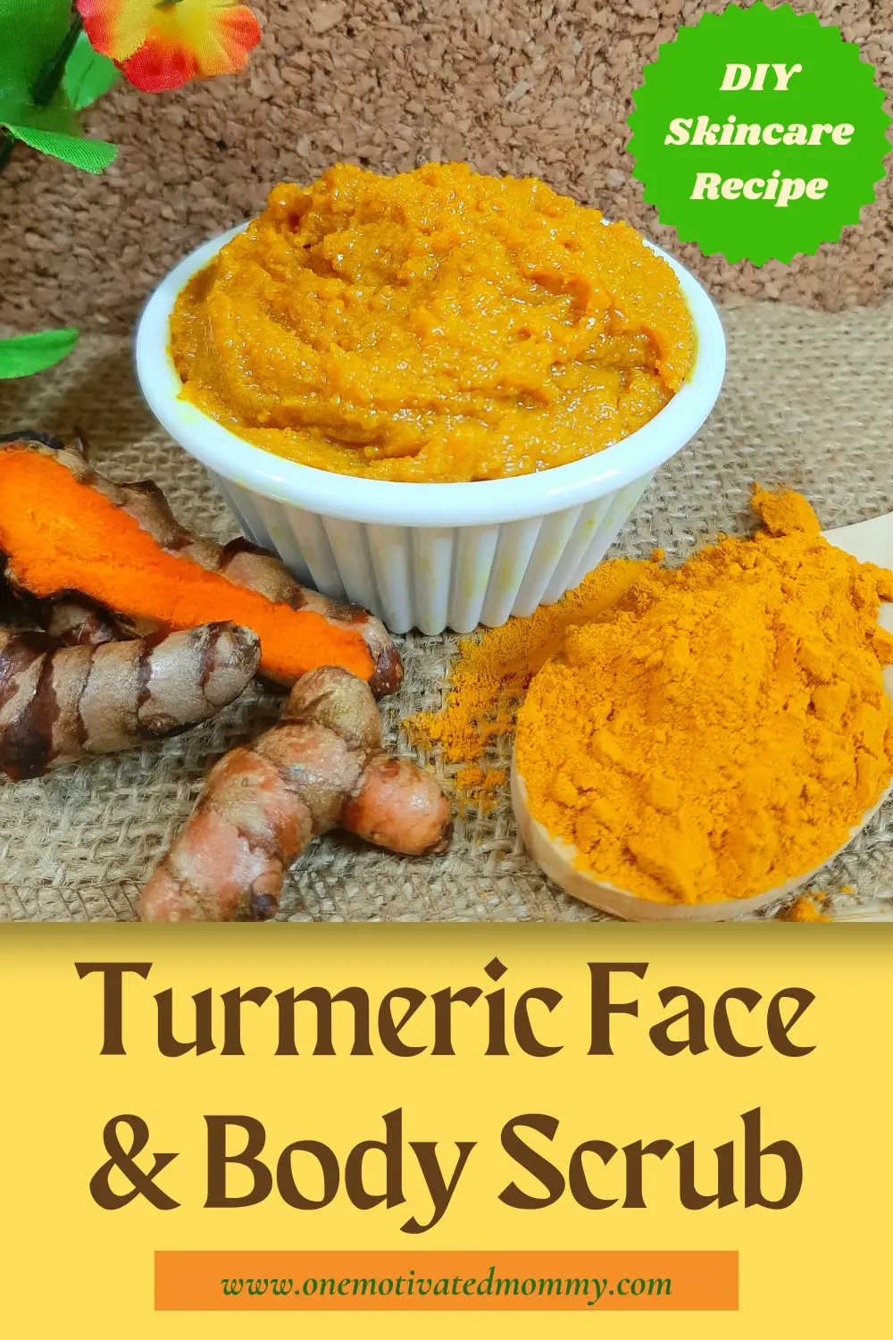 Turmeric Face and Body Scrub Recipe